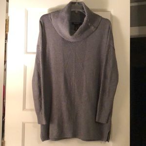 Cowl neck sweater White House Black Market  - grey
